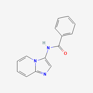 molecular formula C14H11N3O B11869641 N-(Imidazo[1,2-a]pyridin-3-yl)benzamide CAS No. 860257-98-3