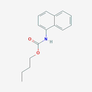 molecular formula C15H17NO2 B11869829 Butyl naphthalen-1-ylcarbamate CAS No. 25216-28-8