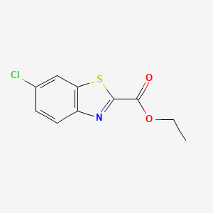 molecular formula C10H8ClNO2S B11869888 Ethyl 6-chlorobenzo[d]thiazole-2-carboxylate 