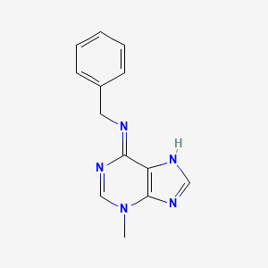 molecular formula C13H13N5 B11869941 N-Benzyl-3-methyl-3H-purin-6-amine CAS No. 14671-24-0