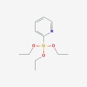 molecular formula C11H19NO3Si B11870082 2-(Triethoxysilyl)pyridine 