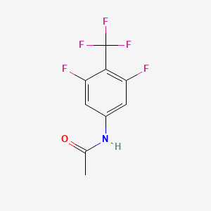 molecular formula C9H6F5NO B11870098 N-(3,5-difluoro-4-(trifluoromethyl)phenyl)acetamide CAS No. 1351394-00-7