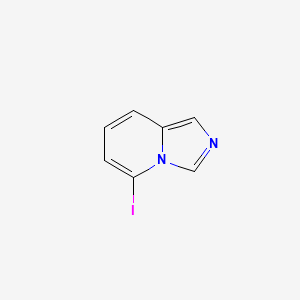 molecular formula C7H5IN2 B11870119 5-Iodoimidazo[1,5-A]pyridine 