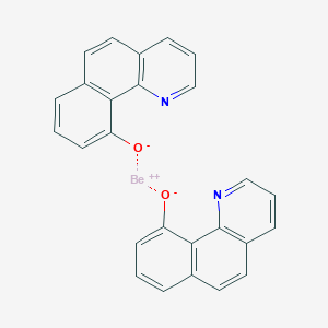 molecular formula C26H16BeN2O2 B118702 双(10-羟基苯并[H]喹啉酸)铍 CAS No. 148896-39-3