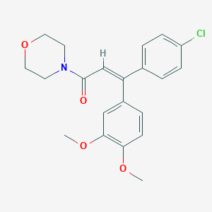 molecular formula C₂₁H₂₂ClNO₄ B118703 Dimethomorph CAS No. 110488-70-5