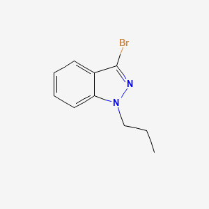molecular formula C10H11BrN2 B11870394 3-Bromo-1-propyl-1H-indazole 
