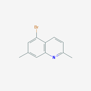 molecular formula C11H10BrN B11870448 5-Bromo-2,7-dimethylquinoline 