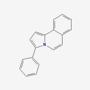 molecular formula C18H13N B11870517 3-Phenylpyrrolo[2,1-a]isoquinoline CAS No. 20958-78-5