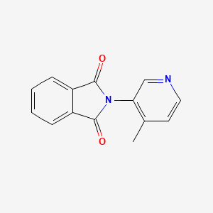 molecular formula C14H10N2O2 B11870531 2-(4-Methylpyridin-3-yl)isoindoline-1,3-dione CAS No. 64959-78-0