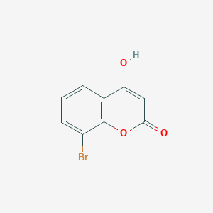 molecular formula C9H5BrO3 B11870539 8-Bromo-4-hydroxy-2H-chromen-2-one 