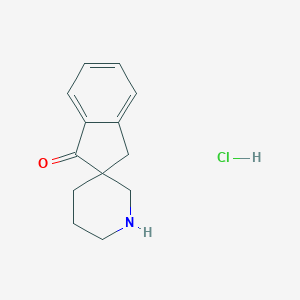 molecular formula C13H16ClNO B11870549 Spiro[indene-2,3'-piperidin]-1(3H)-one hydrochloride 