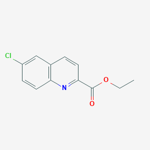 molecular formula C12H10ClNO2 B11870577 Ethyl 6-chloroquinoline-2-carboxylate 