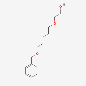 molecular formula C14H22O3 B11870868 Benzyloxy-C5-PEG1 
