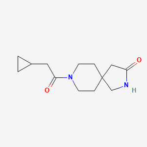 molecular formula C13H20N2O2 B11870900 8-(2-Cyclopropylacetyl)-2,8-diazaspiro[4.5]decan-3-one 