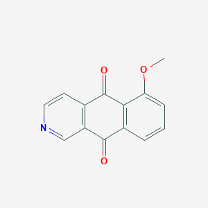 molecular formula C14H9NO3 B11871224 6-Methoxybenzo[g]isoquinoline-5,10-dione CAS No. 90381-62-7