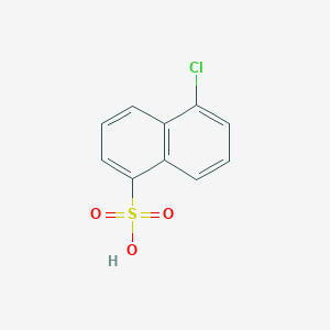 molecular formula C10H7ClO3S B11871754 5-Chloronaphthalene-1-sulfonic acid CAS No. 89108-43-0