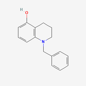 molecular formula C16H17NO B11871863 1-Benzyl-1,2,3,4-tetrahydroquinolin-5-ol 