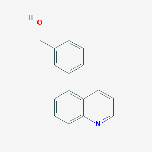 molecular formula C16H13NO B11871892 (3-(Quinolin-5-yl)phenyl)methanol 