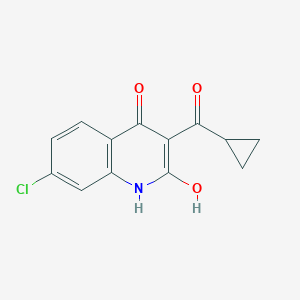 molecular formula C13H10ClNO3 B118719 L-701252 CAS No. 151057-13-5