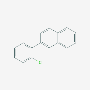 molecular formula C16H11Cl B11871944 2-(2-Chlorophenyl)naphthalene 