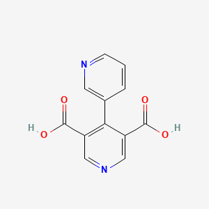 molecular formula C12H8N2O4 B11872154 [3,4'-Bipyridine]-3',5'-dicarboxylic acid 
