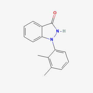 molecular formula C15H14N2O B11872172 1H-Indazol-3-ol, 1-(2,3-dimethylphenyl)- CAS No. 31338-73-5