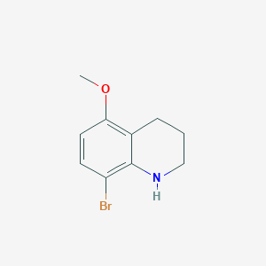 molecular formula C10H12BrNO B11872467 8-Bromo-5-methoxy-1,2,3,4-tetrahydroquinoline 