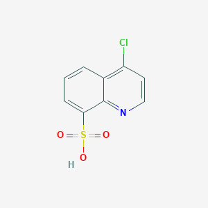 molecular formula C9H6ClNO3S B11872482 4-Chloroquinoline-8-sulfonic acid CAS No. 71331-01-6