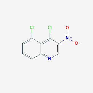 molecular formula C9H4Cl2N2O2 B11872719 4,5-Dichloro-3-nitroquinoline 