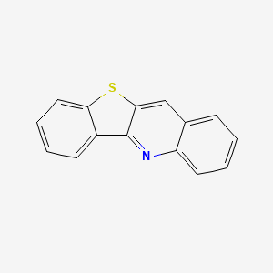 molecular formula C15H9NS B11872724 [1]Benzothieno[3,2-b]quinoline CAS No. 243-68-5
