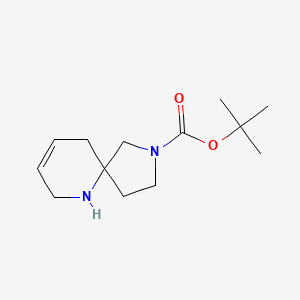 molecular formula C13H22N2O2 B11872827 tert-Butyl 2,6-diazaspiro[4.5]dec-8-ene-2-carboxylate CAS No. 918896-20-5