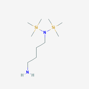 molecular formula C10H28N2Si2 B11872945 N1,N1-Bis(trimethylsilyl)butane-1,4-diamine 