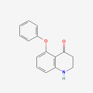 molecular formula C15H13NO2 B11873251 5-Phenoxy-2,3-dihydroquinolin-4(1H)-one CAS No. 620598-23-4