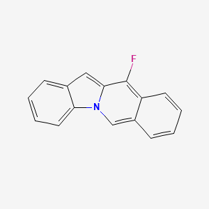 molecular formula C16H10FN B11873276 11-Fluoroindolo[1,2-B]isoquinoline CAS No. 875740-50-4