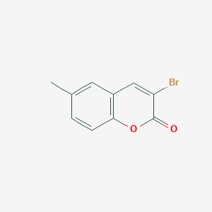 molecular formula C10H7BrO2 B11873352 3-Bromo-6-methyl-2H-chromen-2-one 