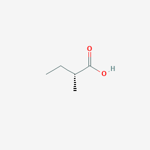 molecular formula C5H10O2 B118735 (R)-2-Methylbutanoic acid CAS No. 32231-50-8