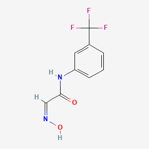 molecular formula C9H7F3N2O2 B11873647 N-(3-trifluoromethylphenyl)-2-oxyiminoacetamide 