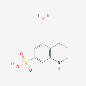 molecular formula C9H13NO4S B11873678 1,2,3,4-Tetrahydroquinoline-7-sulfonic acid hydrate CAS No. 91795-61-8