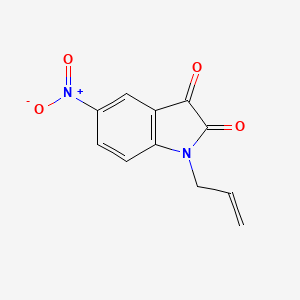 molecular formula C11H8N2O4 B11873747 1-Allyl-5-nitroindoline-2,3-dione 