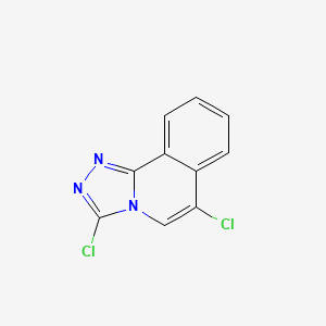 molecular formula C10H5Cl2N3 B11873788 3,6-Dichloro[1,2,4]triazolo[3,4-a]isoquinoline CAS No. 7639-53-4