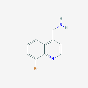 molecular formula C10H9BrN2 B11873795 (8-Bromoquinolin-4-yl)methanamine 