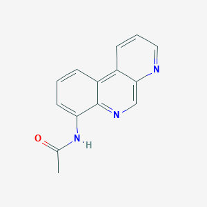 molecular formula C14H11N3O B11873990 N-(Benzo[f][1,7]naphthyridin-7-yl)acetamide CAS No. 160320-33-2
