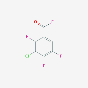 molecular formula C7HClF4O B011874 3-氯-2,4,5-三氟苯甲酰氟 CAS No. 101513-76-2