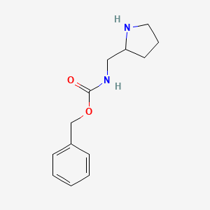 molecular formula C13H18N2O2 B11874152 Pyrrolidin-2-ylmethyl-carbamic acid benzyl ester 