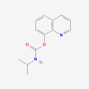 molecular formula C13H14N2O2 B11874487 Quinolin-8-yl isopropylcarbamate CAS No. 22001-40-7