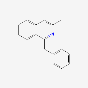 molecular formula C17H15N B11874631 1-Benzyl-3-methylisoquinoline CAS No. 51650-27-2