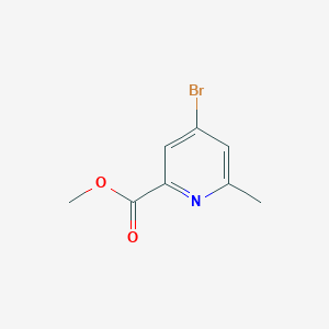 molecular formula C8H8BrNO2 B11874655 Methyl 4-bromo-6-methylpicolinate 