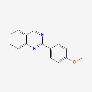 molecular formula C15H12N2O B11875040 2-(4-Methoxyphenyl)quinazoline 