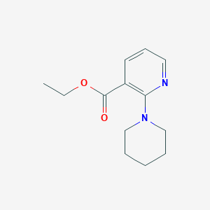molecular formula C13H18N2O2 B11875168 Ethyl 2-(piperidin-1-YL)pyridine-3-carboxylate CAS No. 192817-83-7