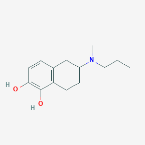 molecular formula C14H21NO2 B11875561 6-(Methyl(propyl)amino)-5,6,7,8-tetrahydronaphthalene-1,2-diol 